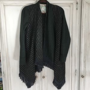 Anthropologie army green sweater